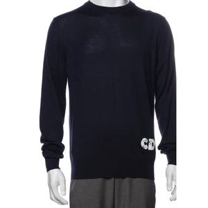 Authentic Dior Blue Wool Sweater Size Large